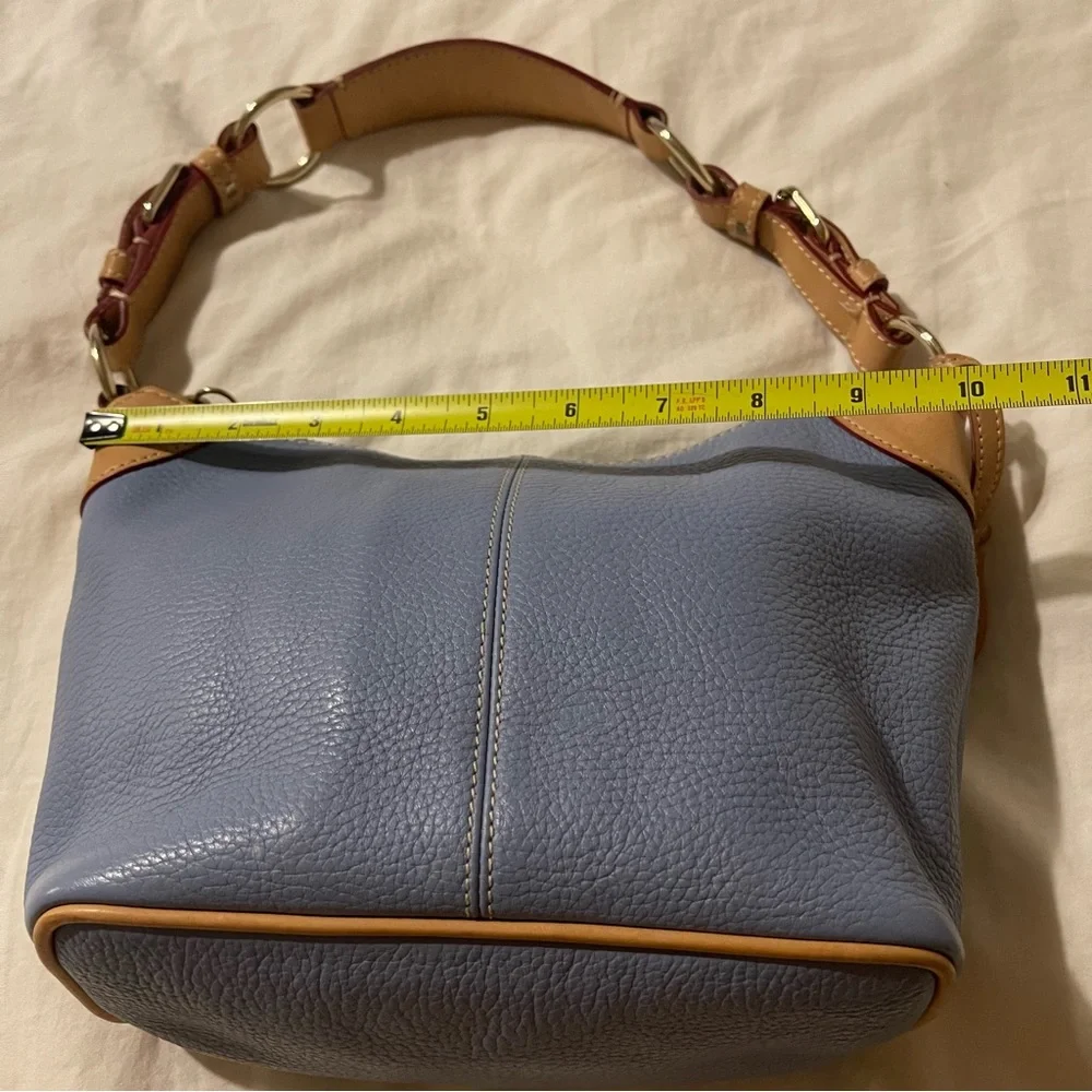 DOONEY & BURKE Vintage‎ Blue Shoulder Hobo Bag With Leather Straps